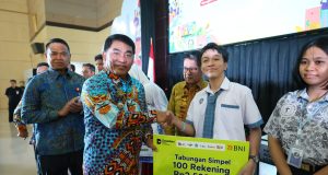 Gubernur Yulius Selvanus Resmikan Puncak Hari Menabung Indonesia dan Bulan Literasi Keuangan Sulut