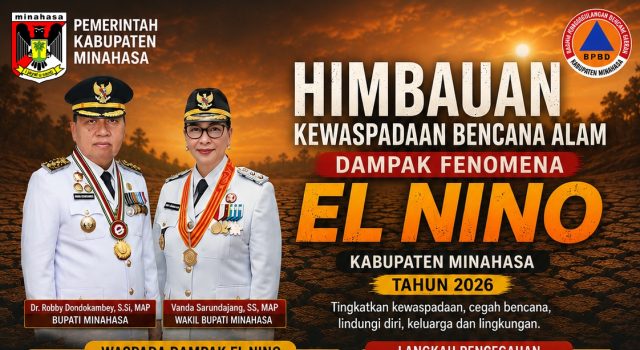 Pemkab Minahasa Imbau Warga Tingkatkan Kewaspadaan Dampak El Nino 2026
