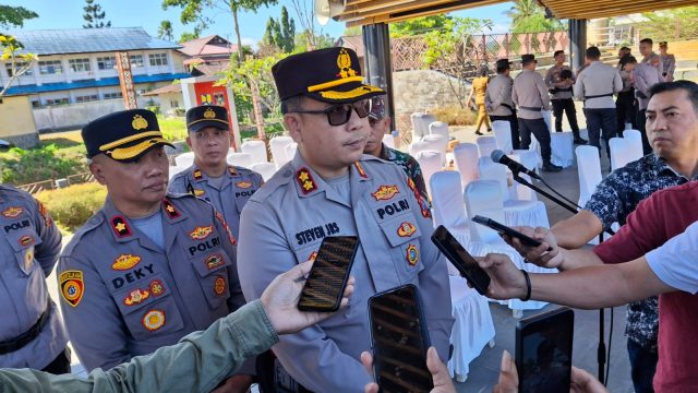 Kapolres Minahasa: Personel Siaga 24 Jam Antisipasi Kebakaran Hutan dan Lahan Dampak El Nino