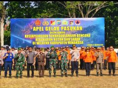 Lewat Apel Gelar Pasukan, Pemkab Minahasa Tegaskan Kesiapsiagaan Hadapi Karhutla