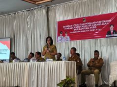 Sosialisasi Ideologi Pancasila di Kawangkoan, Sekda Lynda Watania Tekankan Karakter dan Integritas Generasi Muda