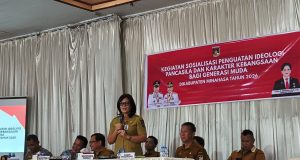 Sosialisasi Ideologi Pancasila di Kawangkoan, Sekda Lynda Watania Tekankan Karakter dan Integritas Generasi Muda