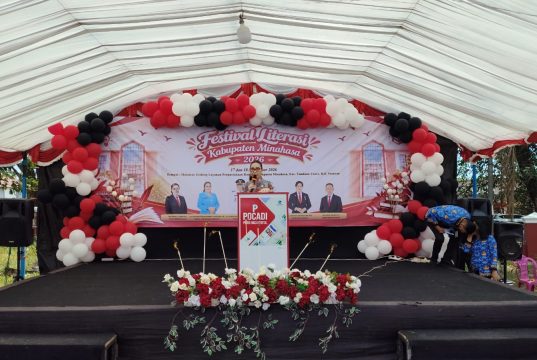 Buka Festival Literasi Minahasa 2026, Wabup Vanda Ajak Masyarakat Jangan Tinggalkan Buku Fisik di Era Digital