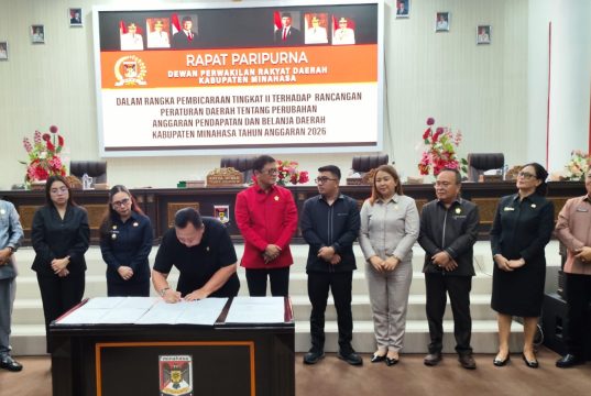 DPRD dan Pemkab Minahasa Sepakati Perubahan APBD 2026