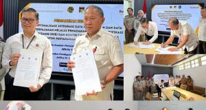 Bapenda dan BPN Minahasa Teken Kerja Sama Padankan Data NIB dan NOP untuk Optimalisasi PAD