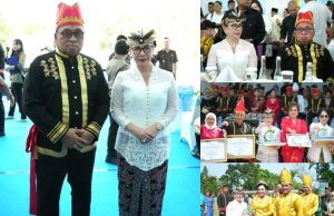 Bupati dan Wabup Hadiri HUT ke-62 Sulut, TP-PKK Minahasa Raih Juara II Lomba Cipta Menu B2SA