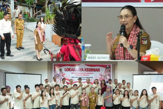 Buka Lokakarya Kesenian Minahasa, Wabup Vanda Sarundajang Tekankan Pentingnya Pelestarian Budaya