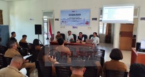 BPBD Minahasa Gelar Sosialisasi Penyusunan Dokumen Kajian Risiko Bencana