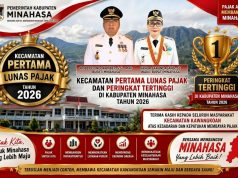 Jadi Pertama Lunas PBB-P2, Pemkab Minahasa Beri Apresiasi Kecamatan Kawangkoan