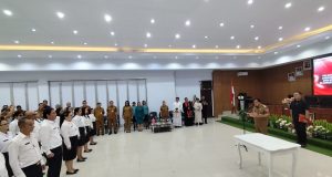 Bupati Robby Dondokambey Lantik Pejabat Administrator, Pengawas dan Fungsional di Lingkungan Pemkab Minahasa
