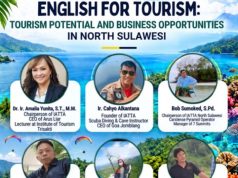 IATTA Sulut dan Jurusan Bahasa Inggris FBS Unima Gelar Webinar English For Tourism