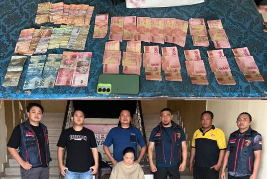 Polres Minahasa Amankan Perempuan Terduga Pengedar Uang Palsu Rp9,7 Juta