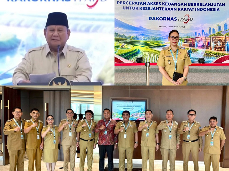 Wakil Bupati Minahasa Vanda Sarundajang Hadiri Rakornas TPAKD, Tegaskan Komitmen Perluas Akses Keuangan